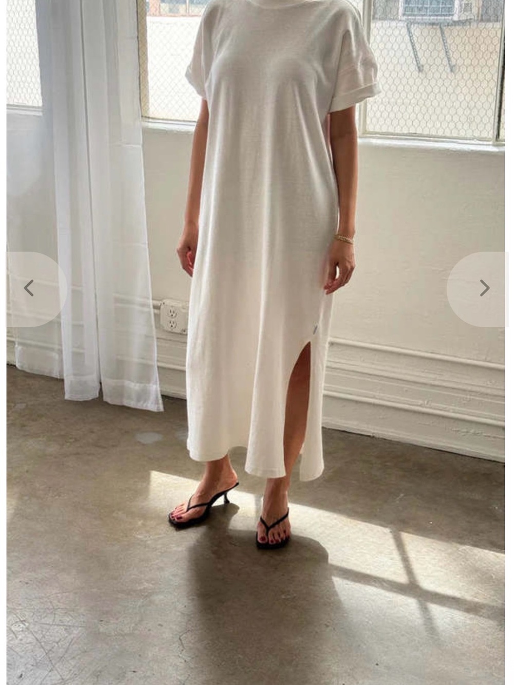 Le bon shoppe her dress medium white